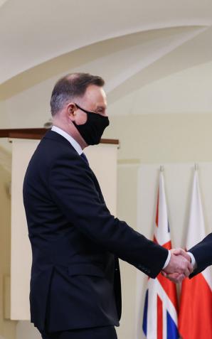 W czwartek w Londynie spotkanie z Premierem Borisem Johnsonem. Wielka Brytania, obok USA, jest jednym z państw szczególnie zaangażowanych w pomoc Ukrainie