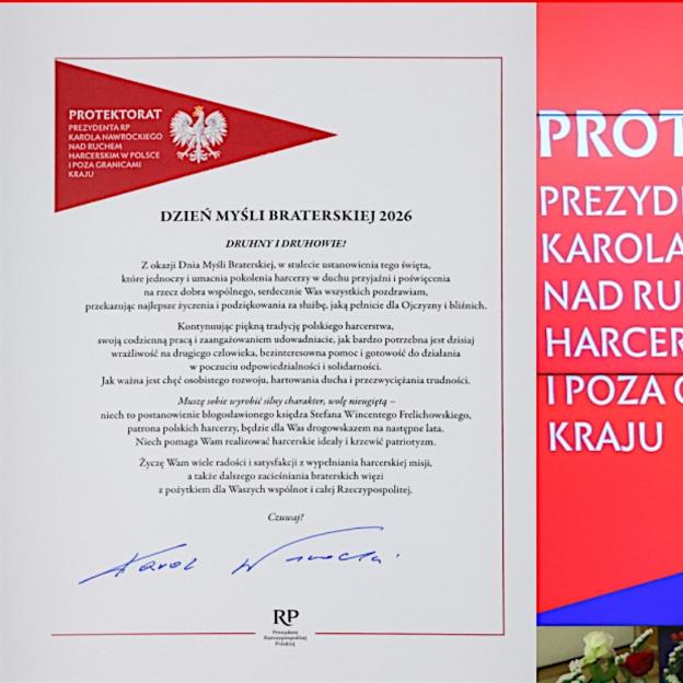 [VIDEO] Honorowy Protektorat Prezydenta RP  Karola Nawrockiego nad ruchem harcerskim