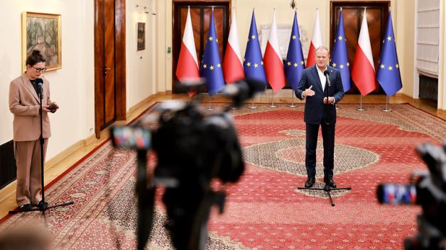 [VIDEO] Polska odpowie na każdy atak! Premier Tusk po Radzie Bezpieczeństwa Narodowego: mamy pełne wsparcie NATO
